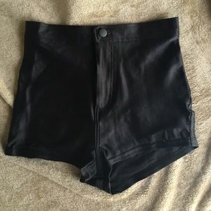 American Apparel high waisted disco shorts